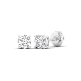 10K Solid White Gold 3/4 CT. T.W. Lab-Grown Diamond Studs