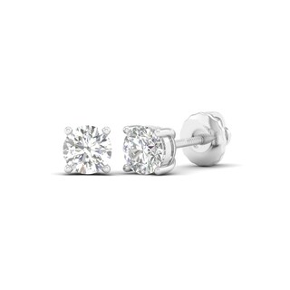 10K Solid White Gold 3/4 CT. T.W. Lab-Grown Diamond Studs