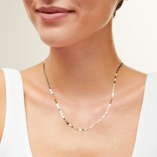 10K Solid Gold Valentino Chain Made in Italy