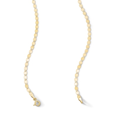 10K Solid Gold Valentino Chain Made in Italy