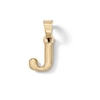 Thumbnail Image 1 of 10K Hollow Gold J Initial Necklace Charm