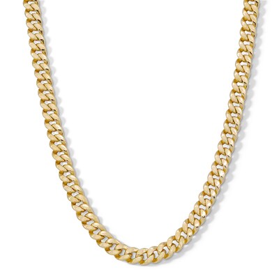 10K Hollow Gold Bonded Cuban Chain