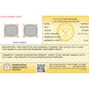 Thumbnail Image 3 of 14K Gold Plated 1/2 CT. T. Lab-Grown Diamond Square Center Studs
