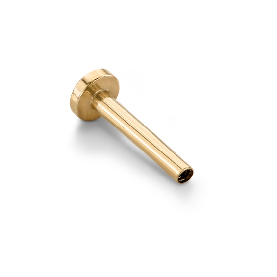 14K Semi-Solid Gold Cartilage Tube
