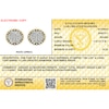Thumbnail Image 3 of 10K Solid Gold 1/10 CT. T.W. Lab-Grown Diamond Beaded Frame Studs