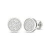 Thumbnail Image 2 of Sterling Silver 1/2 CT. T.W. Lab-Grown Diamond Round Framed Studs
