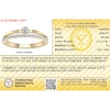 Thumbnail Image 6 of 14K Gold Plated 1/3 CT. T.W. Lab-Grown Diamond Double Band Ring