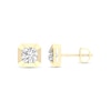 Thumbnail Image 1 of 14K Gold Plated 1 CT. T. Lab-Grown Diamond Diagonal Center Studs