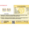 Thumbnail Image 3 of 14K Gold Plated 1 CT. T. Lab-Grown Diamond Diagonal Center Studs