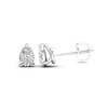Thumbnail Image 1 of Sterling Silver 1/3 CT. TW. Lab-Grown Diamond Pear-Cut Studs