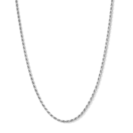 Sterling Silver Rope Chain Made in Italy