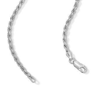 ​​​​​​​Sterling Silver Rope Chain Made in Italy - 22"