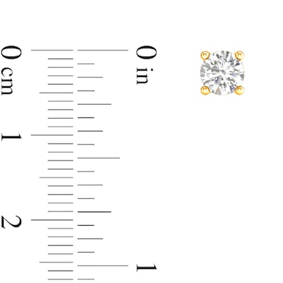 ​​​​​​​14K Gold 1/4 CT. T.W. Lab-Grown Diamond Studs