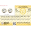 Thumbnail Image 5 of 10K Solid Gold 1/10 CT. T.W. Lab-Grown Diamond Small Bezel Set Solitaire Studs
