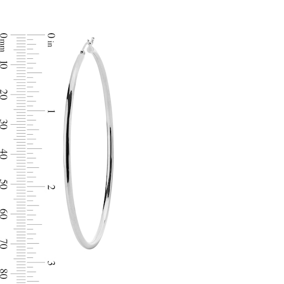 Sterling Silver Hinged Hoops