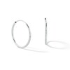 Thumbnail Image 1 of Sterling Silver Hollow Continuous Hoops