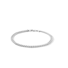 Thumbnail Image 1 of Sterling Silver Cuban Chain Bracelet Made in Italy - 8.5"