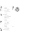 Thumbnail Image 3 of 14K Solid White Gold 6mm CZ Solitaire Martini Studs