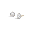 Thumbnail Image 1 of 14K Solid Gold 6mm CZ Solitaire Martini Studs