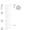Thumbnail Image 3 of 14K Solid Gold 6mm CZ Solitaire Martini Studs
