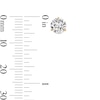 Thumbnail Image 5 of 14K Solid Gold 6mm CZ Solitaire Martini Studs