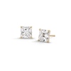 Thumbnail Image 1 of 14K Gold CZ Square Studs