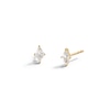 Thumbnail Image 1 of 10K Gold CZ Rhombus Studs