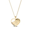 Thumbnail Image 2 of 14K Gold Plated Birthstone Four Name Heart Pendant Necklace