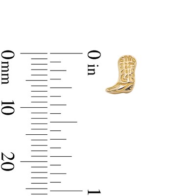 10K Solid Gold Cowboy Boot Studs