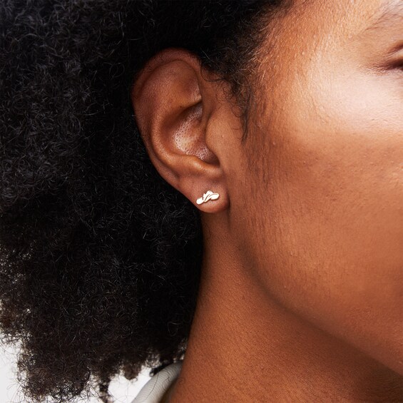 10K Solid Gold Cowboy Hat Studs