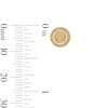10K Solid Gold Our Lady of Guadalupe Studs