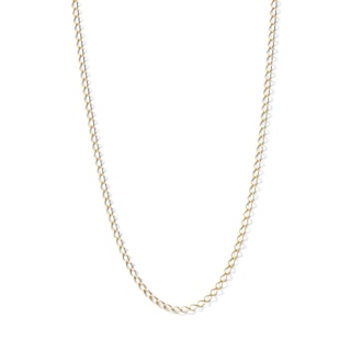 10K Solid Gold Oval Link Chain - 16"