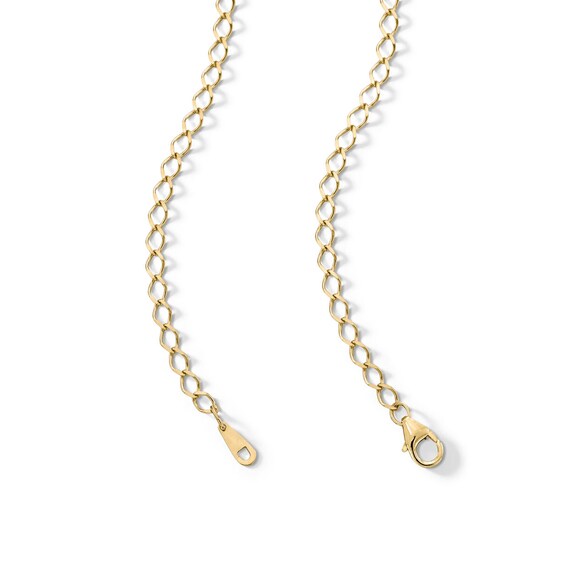 10K Solid Gold Oval Link Chain - 16"