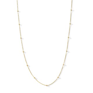 10K Solid Gold Saturn Chain - 20"