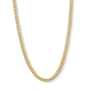 10K Semi-Solid Miami Cuban Chain - 24"