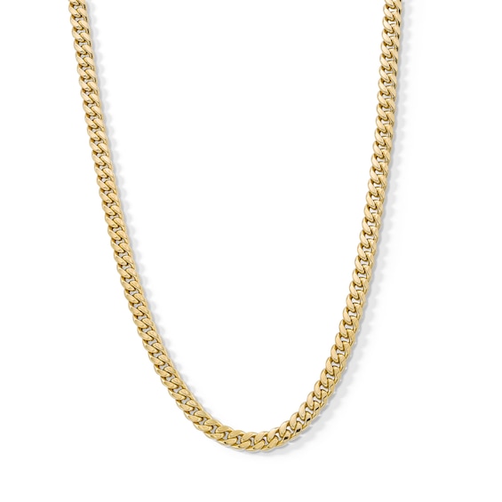 10K Semi-Solid Miami Cuban Chain - 24"