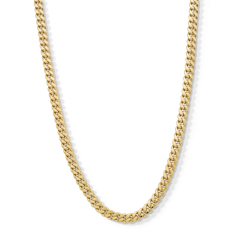 10K Semi-Solid Miami Cuban Chain - 24"