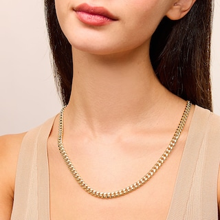 10K Semi-Solid Miami Cuban Chain - 24"
