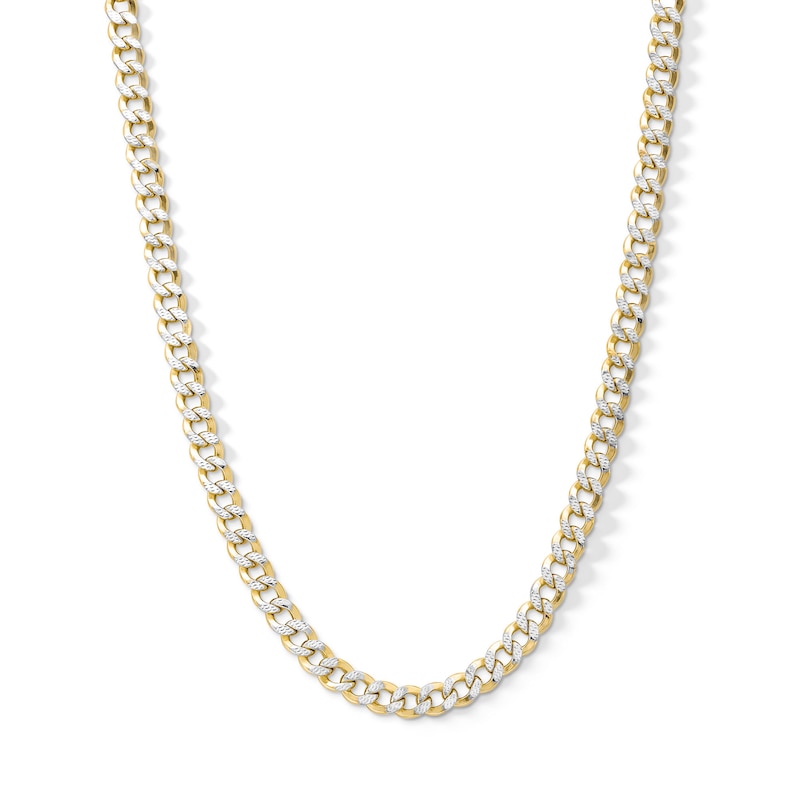 10K Semi-Solid Pavé Cuban Chain - 24"