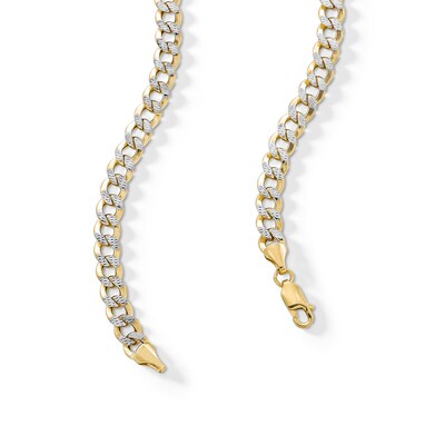 10K Semi-Solid Pavé Cuban Chain - 24"