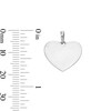 Thumbnail Image 2 of Sterling Silver Heart Necklace Charm