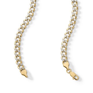 ​​​​​​​10K Semi-Solid Pavé Cuban Chain - 18"