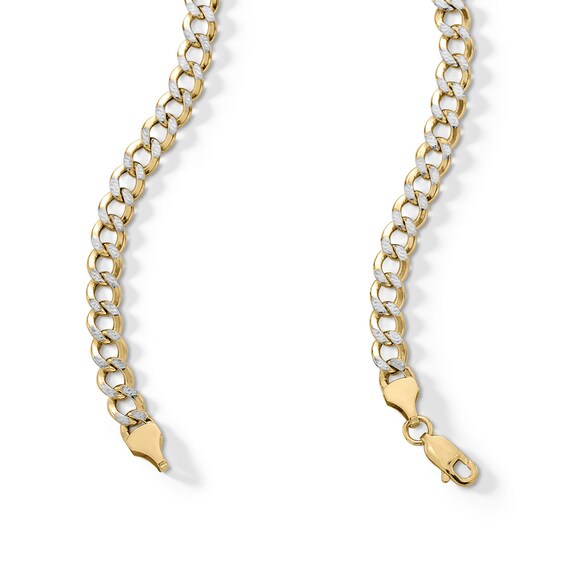 ​​​​​​​10K Semi-Solid Pavé Cuban Chain - 18"