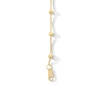 Thumbnail Image 4 of 10K Solid Gold Diamond-Cut Saturn Chain Bracelet Made in Italy - 7.5"