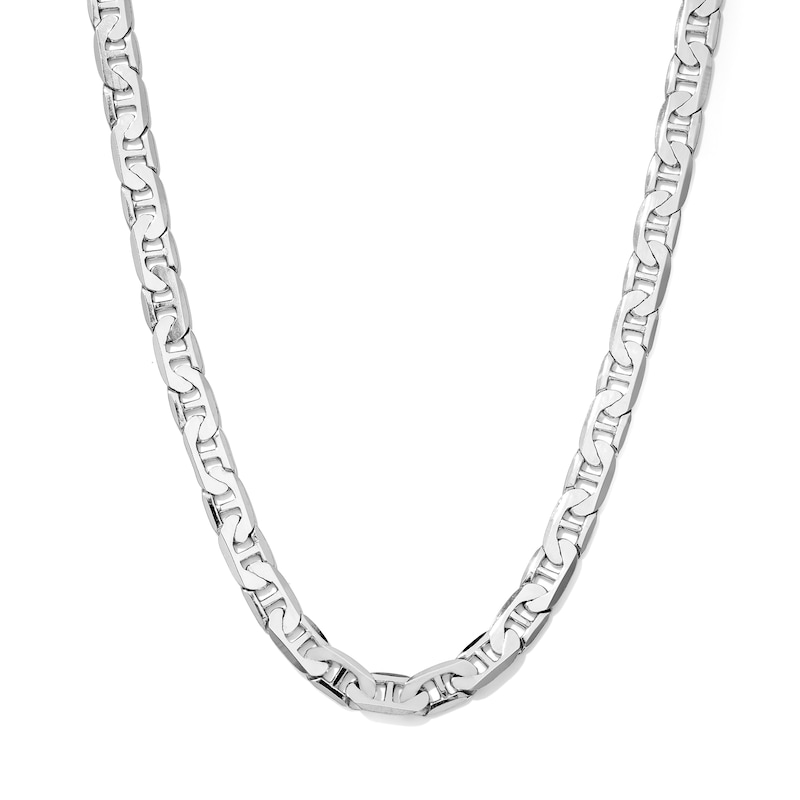 Solid Sterling Silver 5.6mm Mariner Chain - 24"