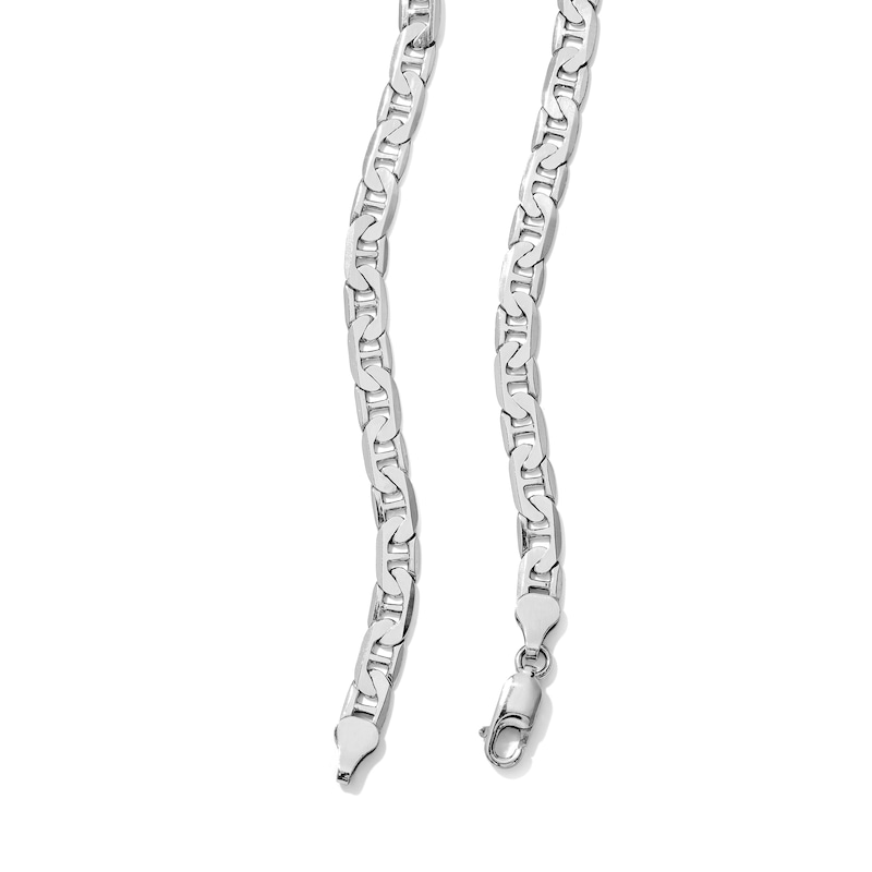 Solid Sterling Silver 5.6mm Mariner Chain - 24"