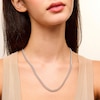Thumbnail Image 2 of Sterling Silver Round Curb Chain Made in Italy - 20"