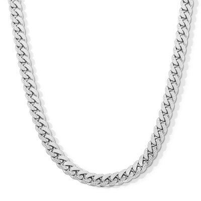 Sterling Silver Cuban Chain Made in Italy - 24"