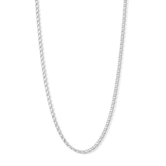 ​​​​​​​Sterling Silver Rambo Chain Made in Italy - 20"
