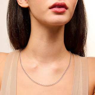 Sterling Silver Rambo Chain Made in Italy - 20"
